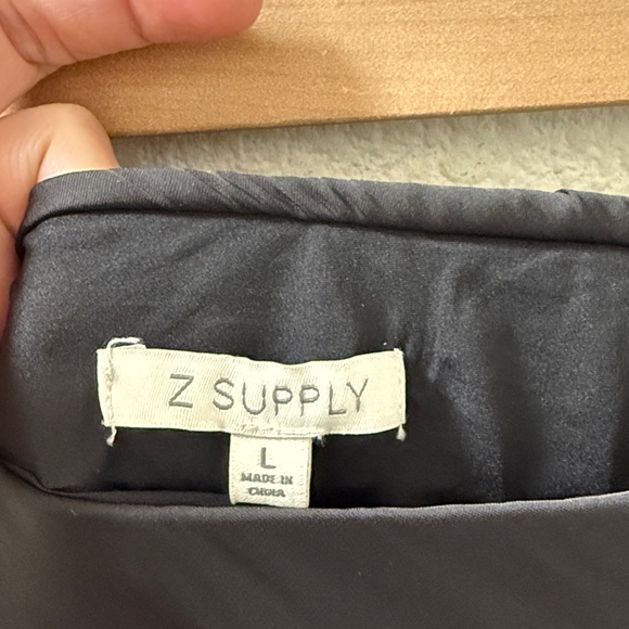 NWT Z Supply Europa Midi Slip Skirt in Black - Picture 6 of 10